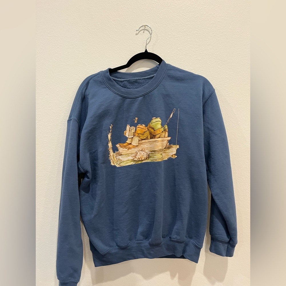 Frog And Toad Blue Sweater